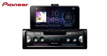 PIONEER SPH-20DAB: Smartphone Autoradio mit DAB+, USB, Bluetooth · Konnektivität für iPhone und Android